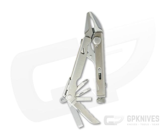 Leatherman Crunch Stainless Steel Locking Pliers Multi-Tool with Nylon Sheath 68010201K - LM-68010201K
