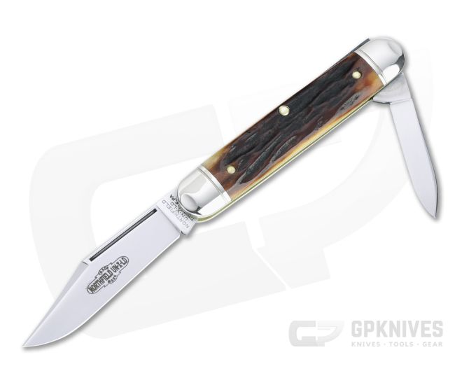 Northfield UN-X-LD #68 White Owl Sambar Stag Slip Joint 681221-01 - GEC-681221-SS-01