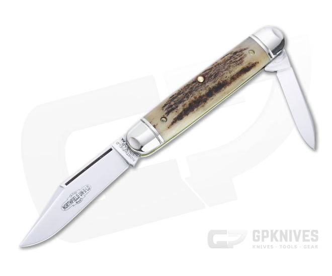 Northfield UN-X-LD #68 White Owl Sambar Stag Slip Joint 681221-06 - GEC-681221-SS-06