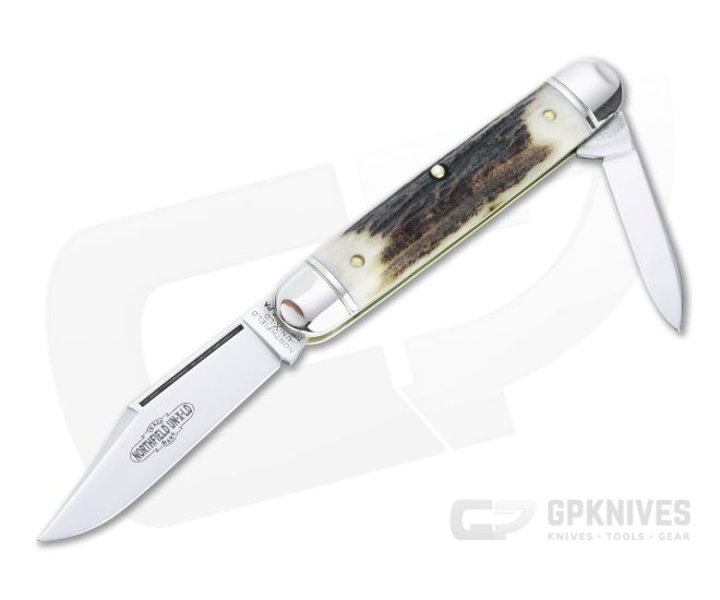 Northfield UN-X-LD #68 White Owl Sambar Stag Slip Joint 681221-07 - GEC-681221-SS-07