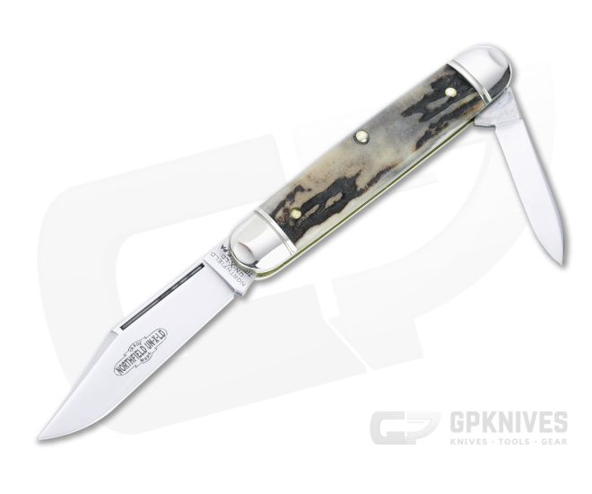 Northfield UN-X-LD #68 White Owl Sambar Stag Slip Joint 681221-08 - GEC-681221-SS-08