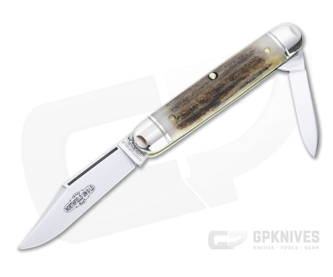 Northfield UN-X-LD #68 White Owl Sambar Stag Slip Joint 681221-09 - GEC-681221-SS-09