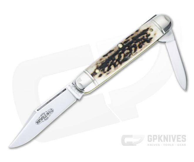 Northfield UN-X-LD #68 White Owl Sambar Stag Slip Joint 681221-11 - GEC-681221-SS-11