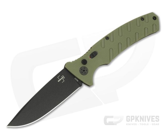 Boker Plus Large Strike Auto Green Grivory 06EX901 - BO-06EX901