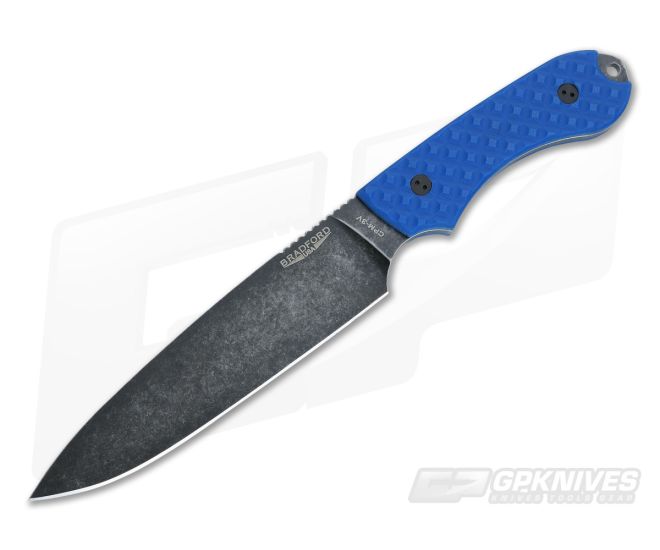 Bradford Knives Guardian6 Blue Flat Grind Nimbus 3V - BK-6FH-003N