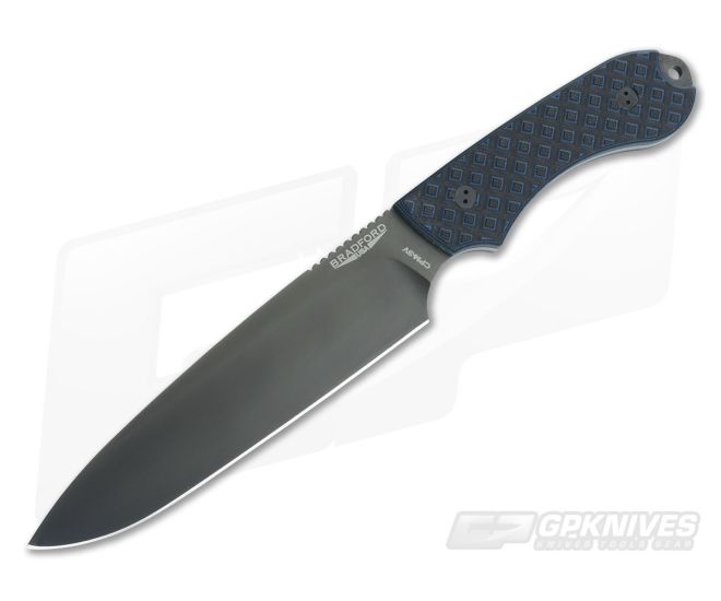 Bradford Knives Black/Blue Guardian6 Black DLC CPM-3V - CU-6S-013-DLC