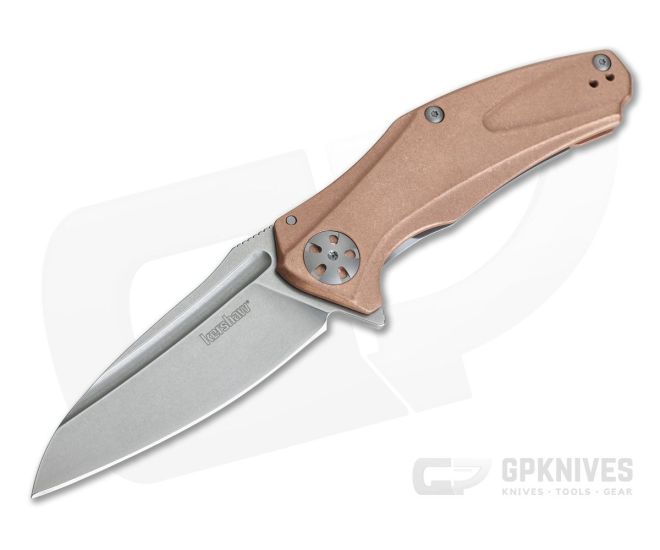 Kershaw Natrix Medium Copper Stonewashed D2 KVT Sub-Frame Lock Flipper 7007CU - KS-7007CU