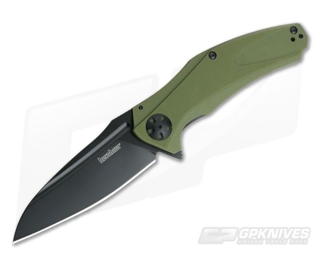 Kershaw Natrix XL OD Green Sub-Frame Lock KVT Bearing Flipper 7008OLBLK - KS-7008OLBLK