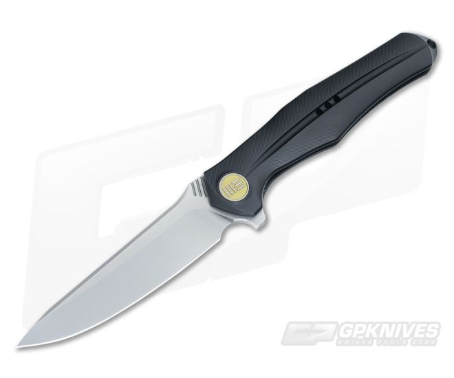WE Knife Co 702B Integral Black Ti Rubbed Satin M390 - WE-702B