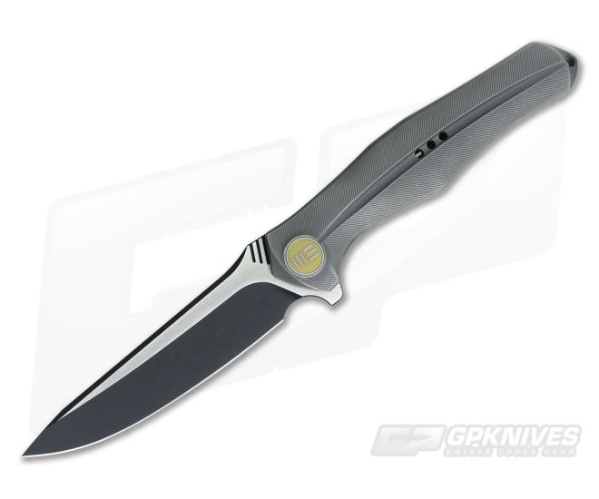 WE Knife Co 702C Integral Grey Ti Black Stonewash Satin M390 - WE-702C