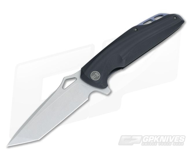 WE Knife Co 706F Flipper Black G10 Stonewash D2 - WE-706F