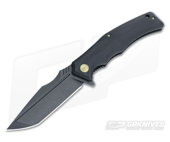 WE Knife Co Thraex 709E Flipper Black G10 Black Stonewash D2 - WE-709E