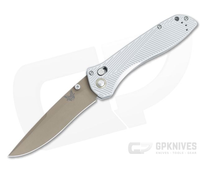 Benchmade 710FE-24 Seven | Ten Gray Aluminum Flat Earth S90V - BM-710FE-24