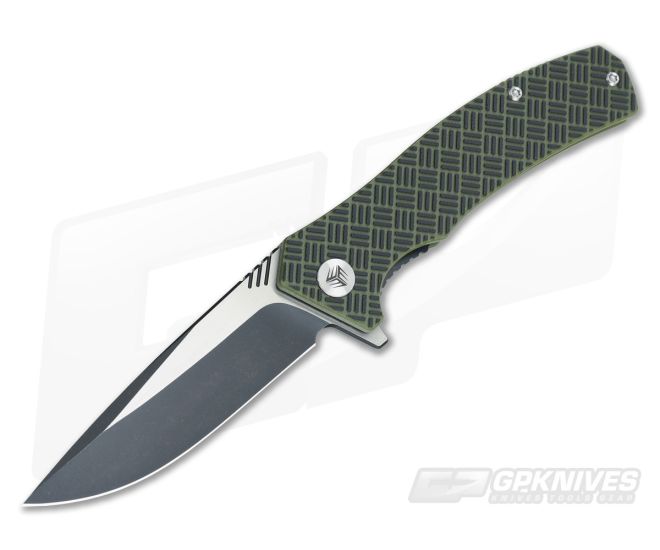 WE Knife Co Blitz 711B Flipper Green G10 Two-Tone VG10 - WE-711B