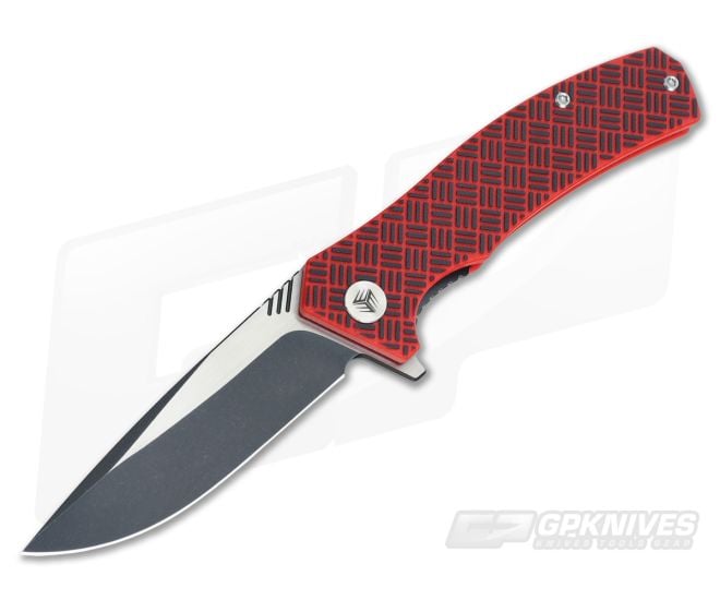 WE Knife Co Blitz 711C Flipper Red G10 Two-Tone VG10 - WE-711C