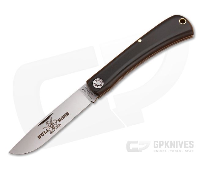 Farm and Field Tool Bullnose Work Knife Black Delrin - GEC-715115-BD