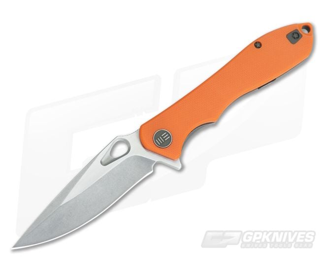 WE Knife 715B Ignition Flipper Orange G10 Two-Tone VG10 - WE-715B