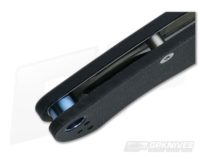 Flytanium Titanium Lanyard Tube for Spyderco ParaMilitary 2 - Blue - FLY-71B