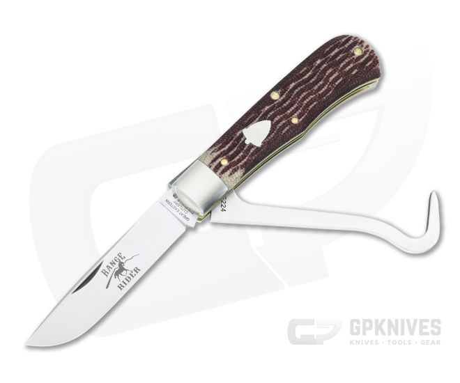 Great Eastern #72 Range Rider Hoof Pick Stained Jigged Muslin Micarta - GEC-725224HP-SJMM