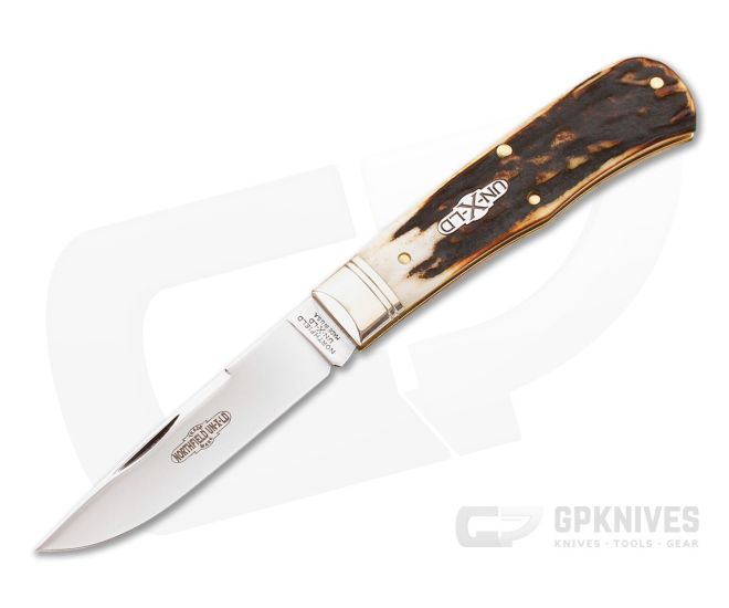 Northfield #73 Scout Square End Trapper Burnt Stag - GEC-735115-BS