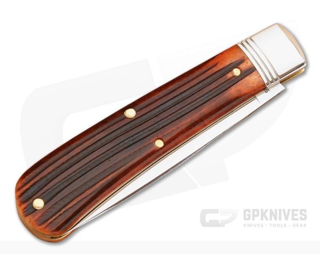 Great Eastern Cutlery #74 Mustang in Burnt Orange Jig Bone