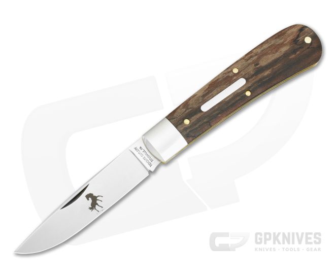 Tidioute #74 Mustang Brush Finished Spalted Ebony - GEC-745125-BFSE