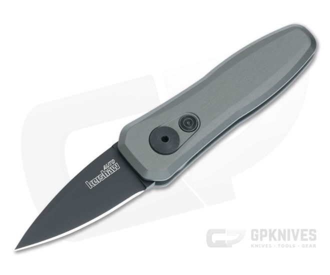 Kershaw Launch 4 Mini Gray Aluminum Handle Black CPM 154 Automatic Knife 7500GRY - KS-7500GRY
