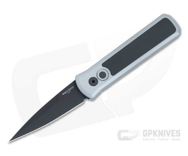 Protech Godson Gray with Black G10 Inlay Automatic Knife 756 - PT-756