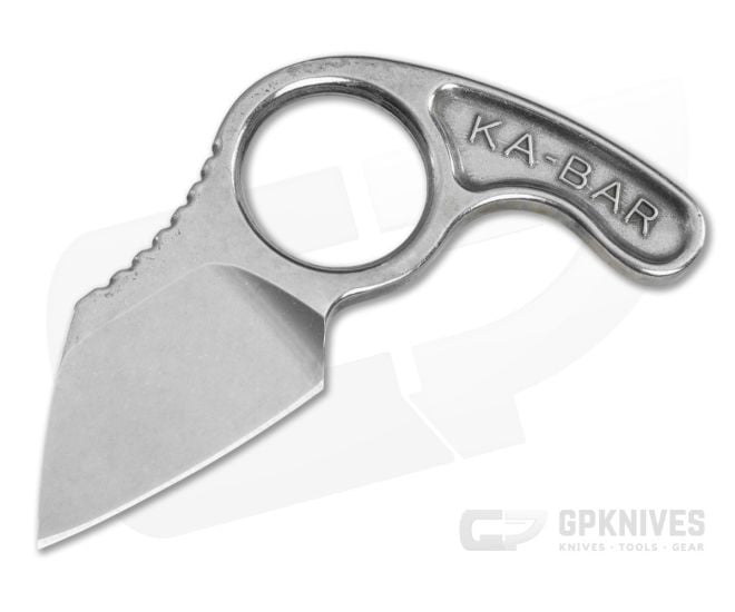 Ka-Bar George Roscoe 425HC Stainless Steel Fixed Blade Knife (1.80" Blade) 7704 - KA-7704