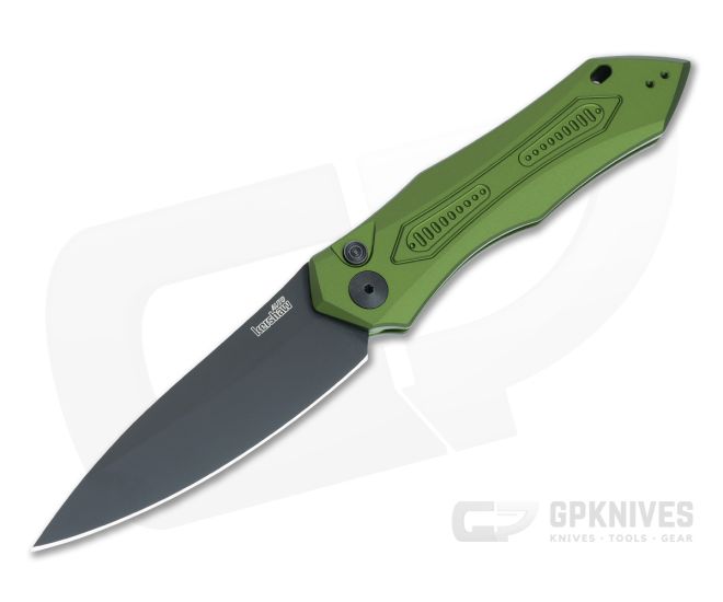 Kershaw Launch 6 Olive Green Handle Black Blade - KS-7800OLBLK