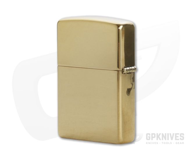 Zippo Windproof Lighter High Polish Brass 254B - ZI-254B
