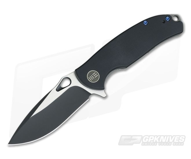 WE Knife 803E Rectifier Black G10 Black Two-Tone S35VN Titanium Frame Lock Flipper - WE-803E