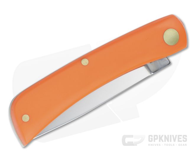 Case Sod Buster Jr. Smooth Orange Synthetic Slip Joint Knife for Sale