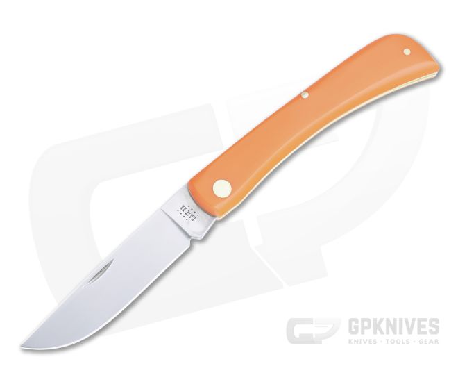 Case Sod Buster Smooth Orange Synthetic Handle Polished Tru Sharp Blade 80512 - CA-80512