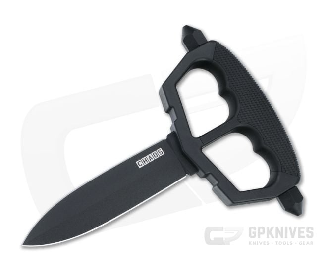 Cold Steel Chaos Push Knife Black SK-5 Kray-Ex Fixed Blade Dagger 80NT3 - CS-80NT3