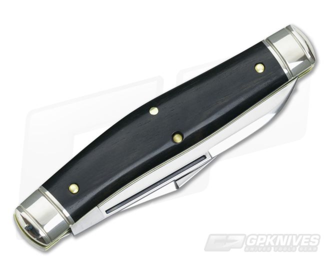 Great Eastern #81 Bull Moose Gabon Ebony Northfield Satin 2 Blade