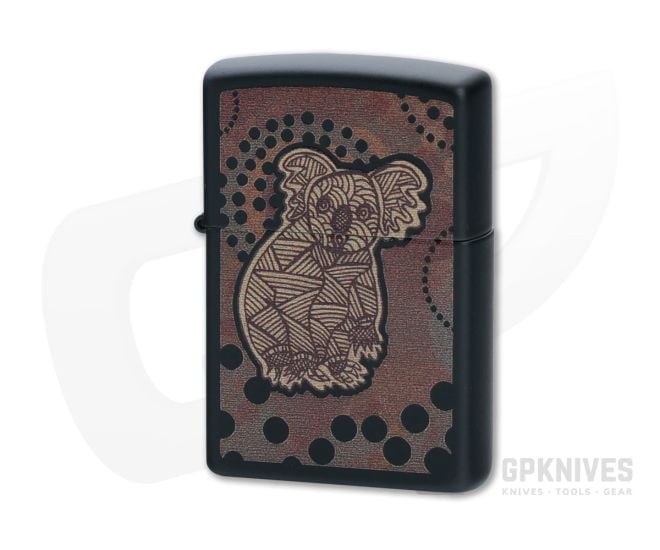 Zippo Windproof Lighter John Smith Gumbula Koala Design 81231 - ZI-81231