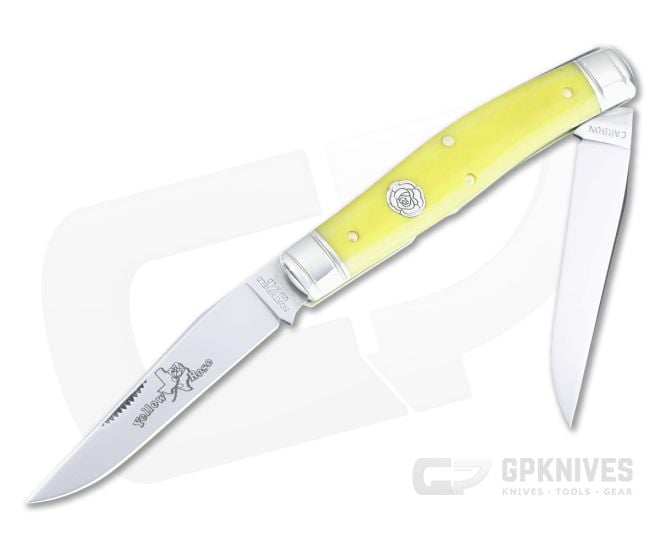Northfield UN-X-LD #81 Coon Skinner Slip Joint Smooth Yellow Rose Bone 818222 - GEC-818222-SYRB
