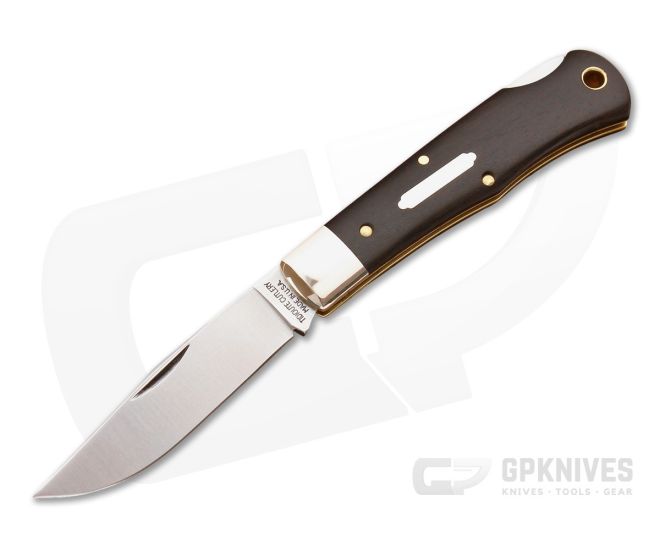 Tidioute #83LB Tascosa Little Lock Back Gabon Ebony Wood Clip Point - GEC-831115LB-GE