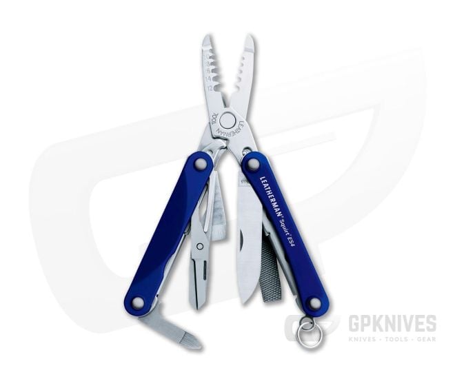 Leatherman Squirt ES4 Spring Action Electrician Multi-Tool Blue 831201 - LM-831201