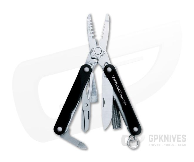 Leatherman Squirt ES4 Spring Action Electrician Multi-Tool Black 831204 - LM-831204