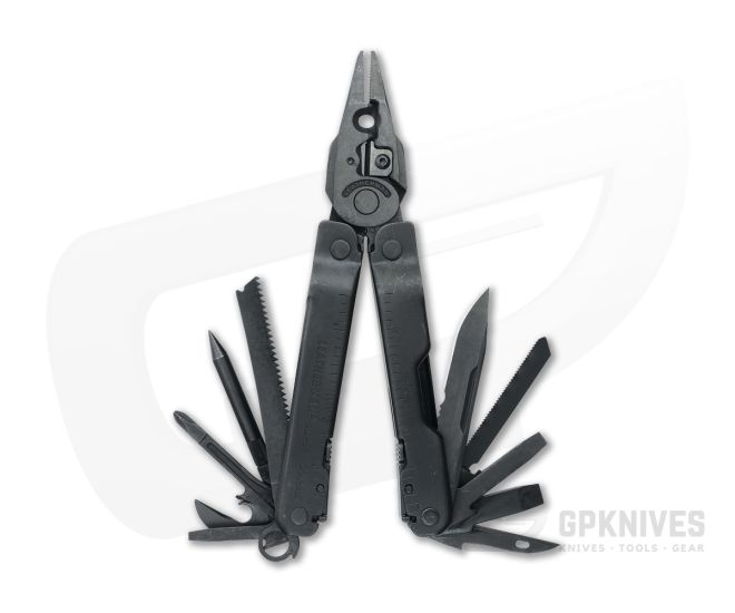 Leatherman Super Tool 300 EOD Black Oxide Locking Multi-Tool w/ Black MOLLE Sheath 831367 - LM-831367