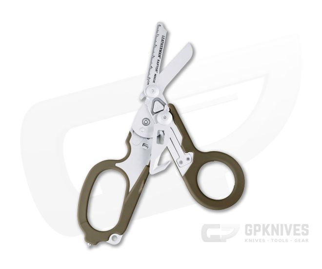 Leatherman Raptor Rescue Shears Coyote Tan Folding Multi-Tool Utility Holster 832173 - LM-832173