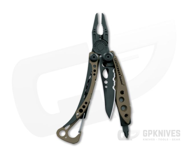 Leatherman Skeletool Coyote Tan Black 420HC EDC Multi-Tool 832198 - LM-832198