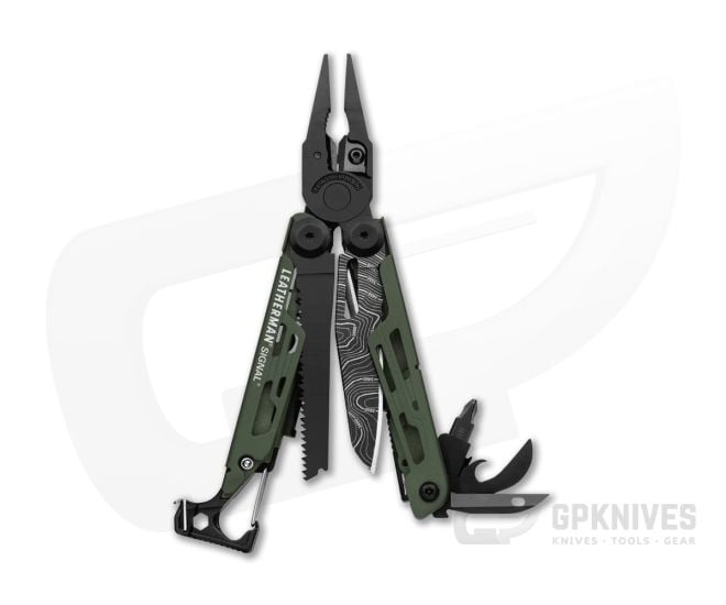Leatherman Signal Green Topo Multi-Tool 833016 - LM-833016
