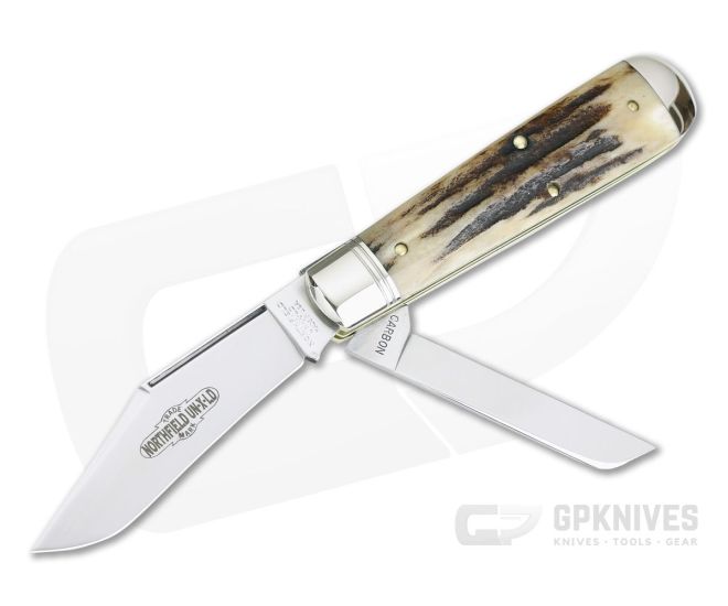 Northfield UN-X-LD #86 Oil Field Jack Two-Blade Sambar Stag - GEC-861219-SS-5