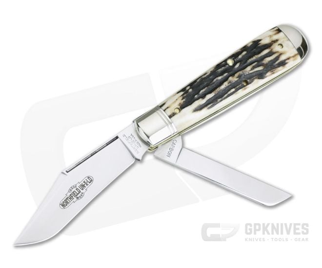 Northfield UN-X-LD #86 Oil Field Jack Two-Blade Sambar Stag - GEC-861219-SS-7