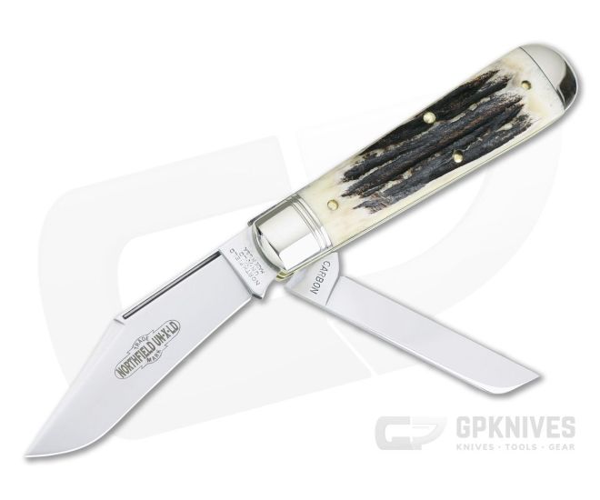 Northfield UN-X-LD #86 Oil Field Jack Two-Blade Sambar Stag - GEC-861219-SS-8