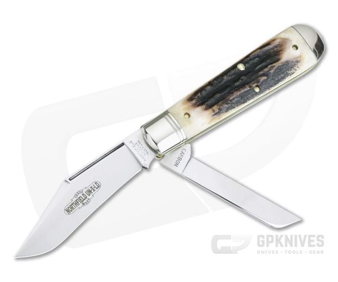 Northfield UN-X-LD #86 Oil Field Jack Two-Blade Sambar Stag - GEC-861219-SS-9