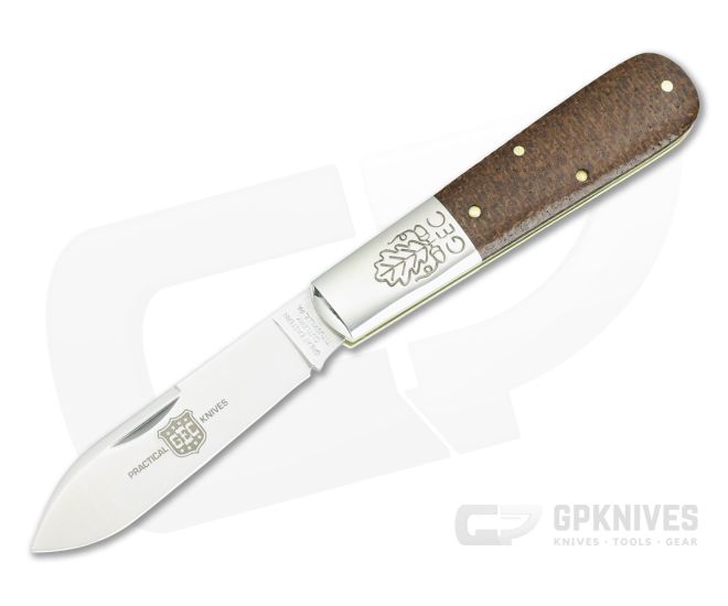Great Eastern #86 Boomtown Barlow SS Brown Burlap Micarta - GEC-862125SS-BBM